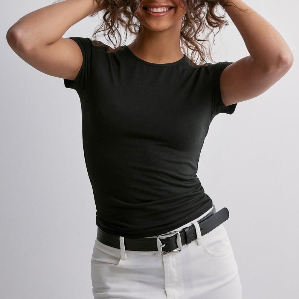 Zara Black Short Sleeve Tee